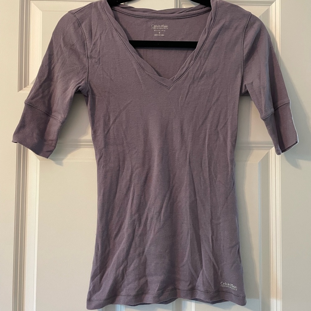 Calvin Klein Performance Quick Dry Scoopneck Tee